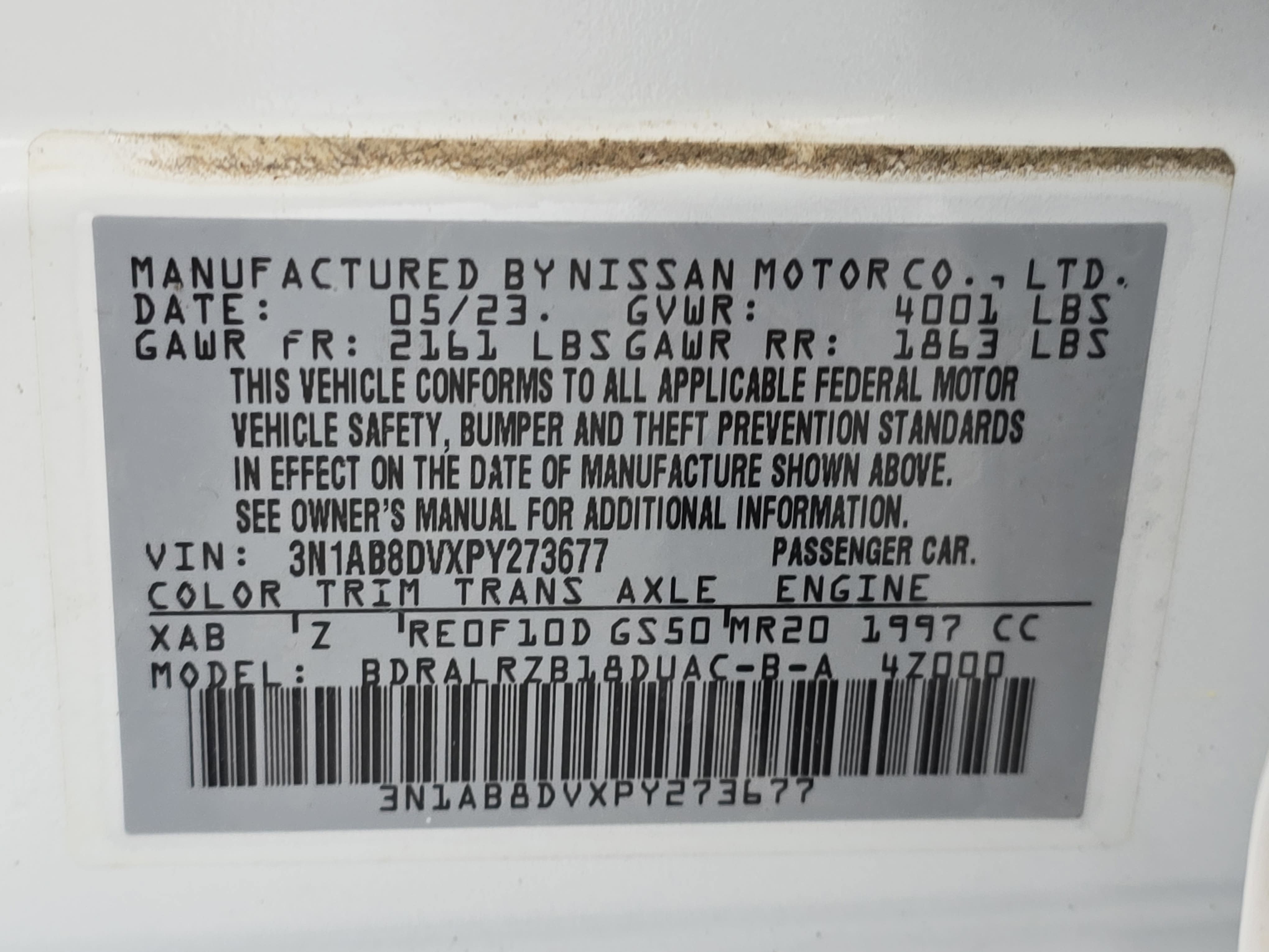 2023 Nissan Sentra SR