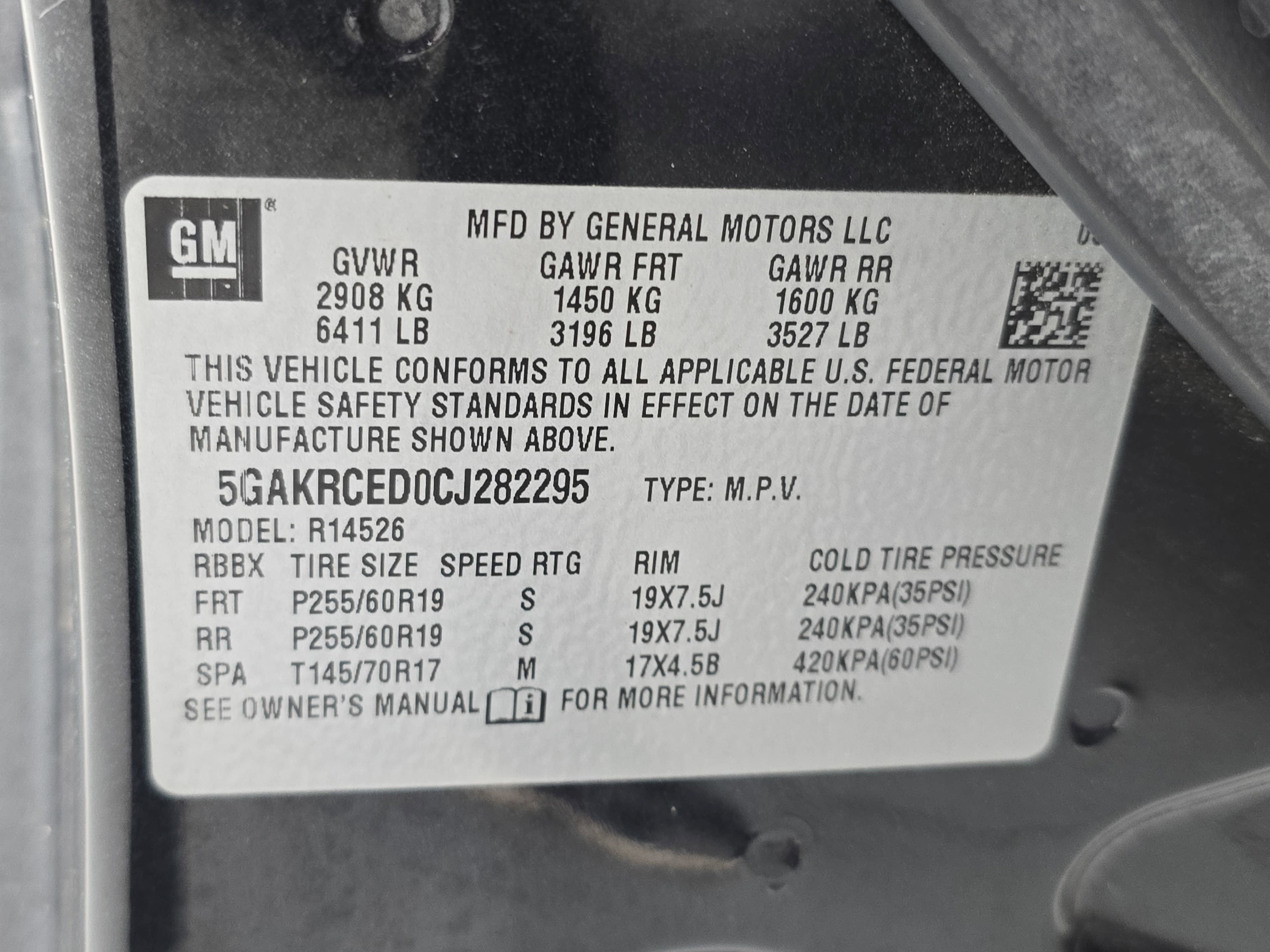 2012 Buick Enclave Leather