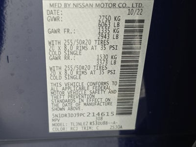 2023 Nissan Pathfinder Platinum