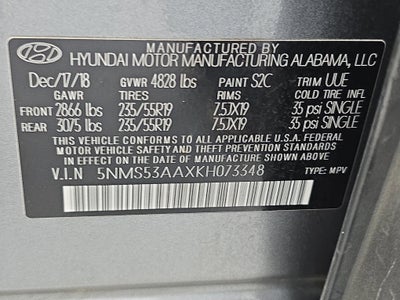 2019 Hyundai Santa Fe Limited