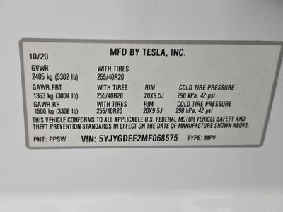 2021 Tesla Model Y Long Range
