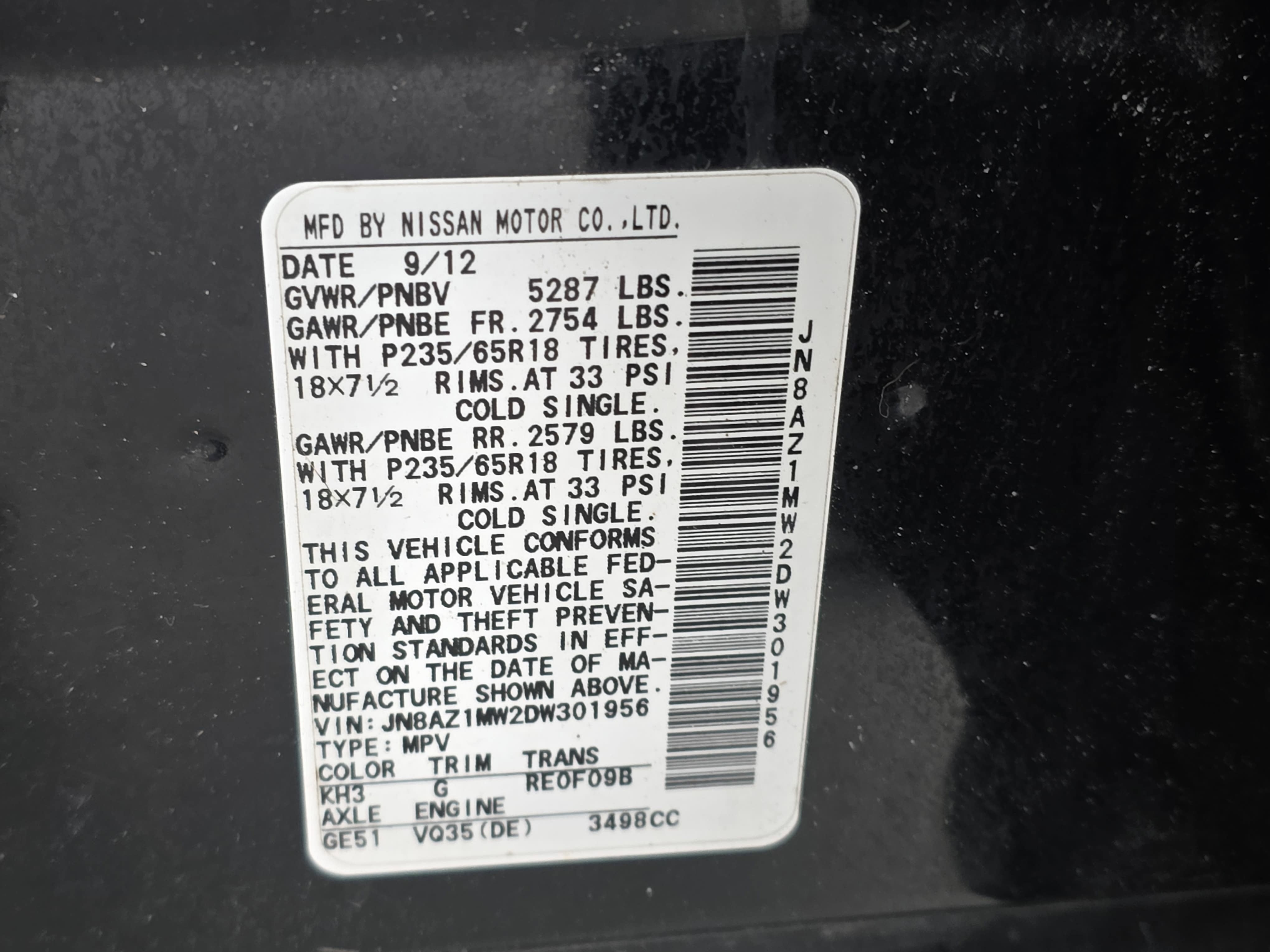 2013 Nissan Murano SV