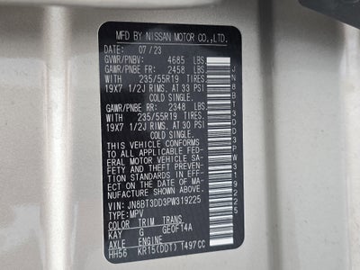 2023 Nissan Rogue Platinum
