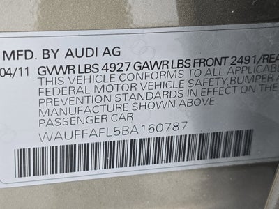 2011 Audi A4 2.0T Premium Plus