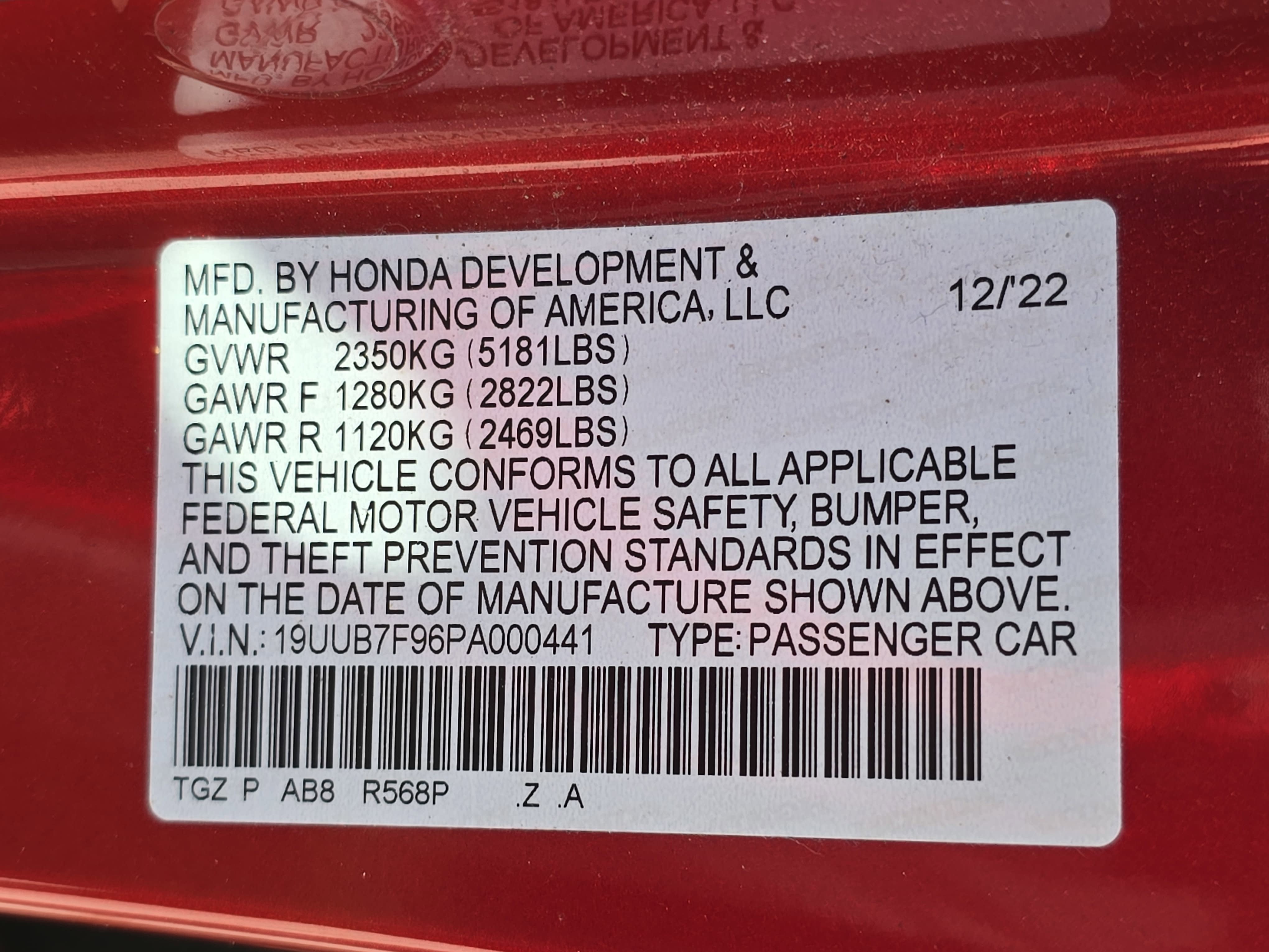2023 Acura TLX TYPESPT