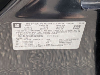 2016 Chevrolet Equinox LT