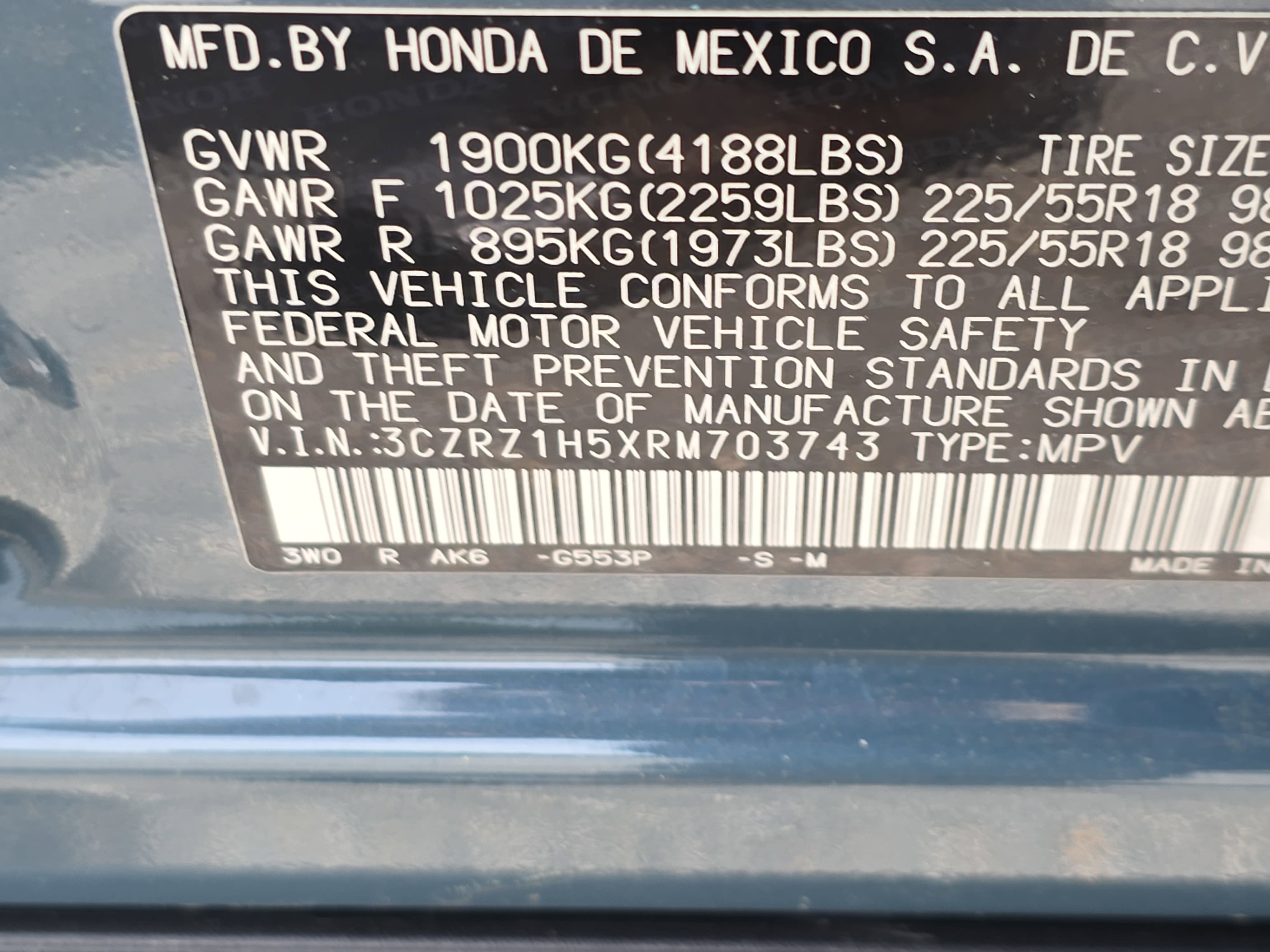 2024 Honda HR-V Sport