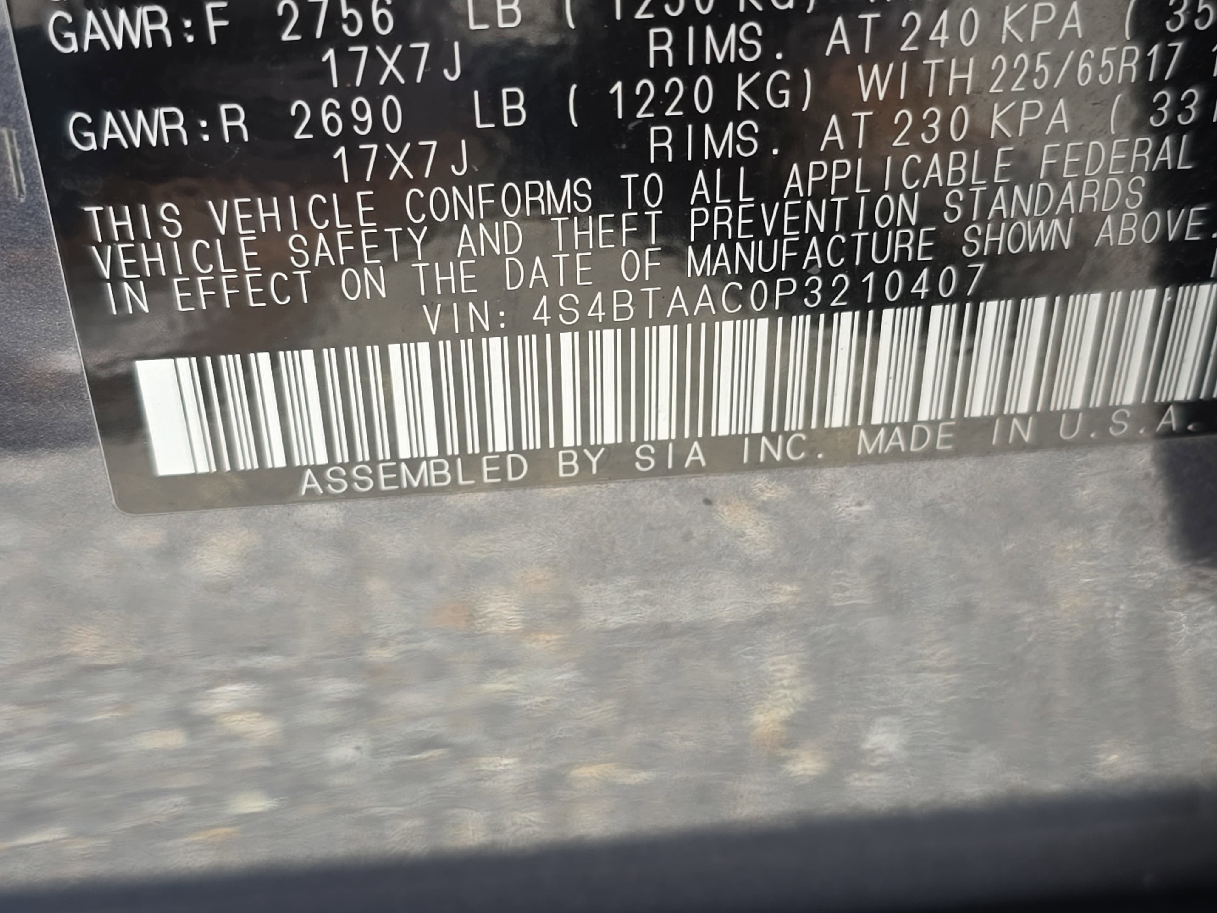2023 Subaru Outback 2.5i
