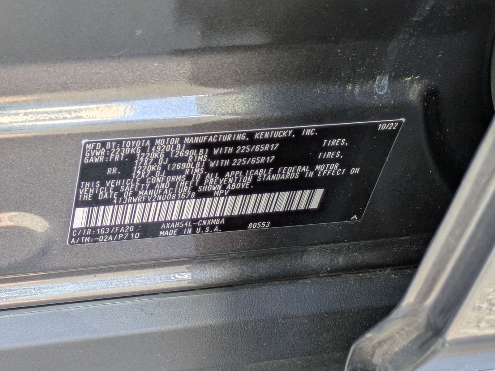 2022 Toyota RAV4 Hybrid XLE