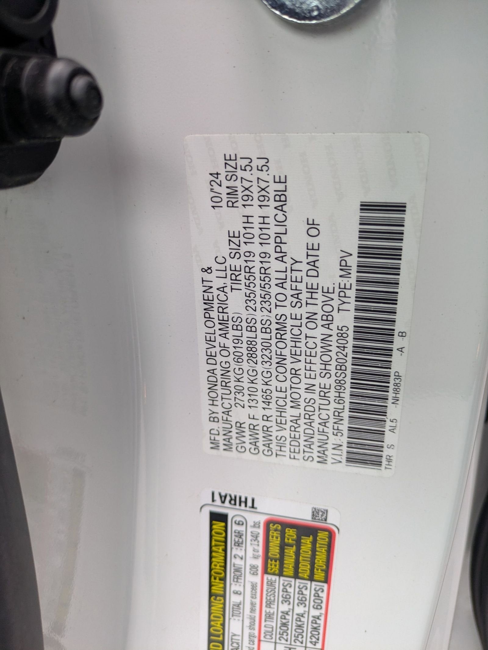 2025 Honda Odyssey Elite