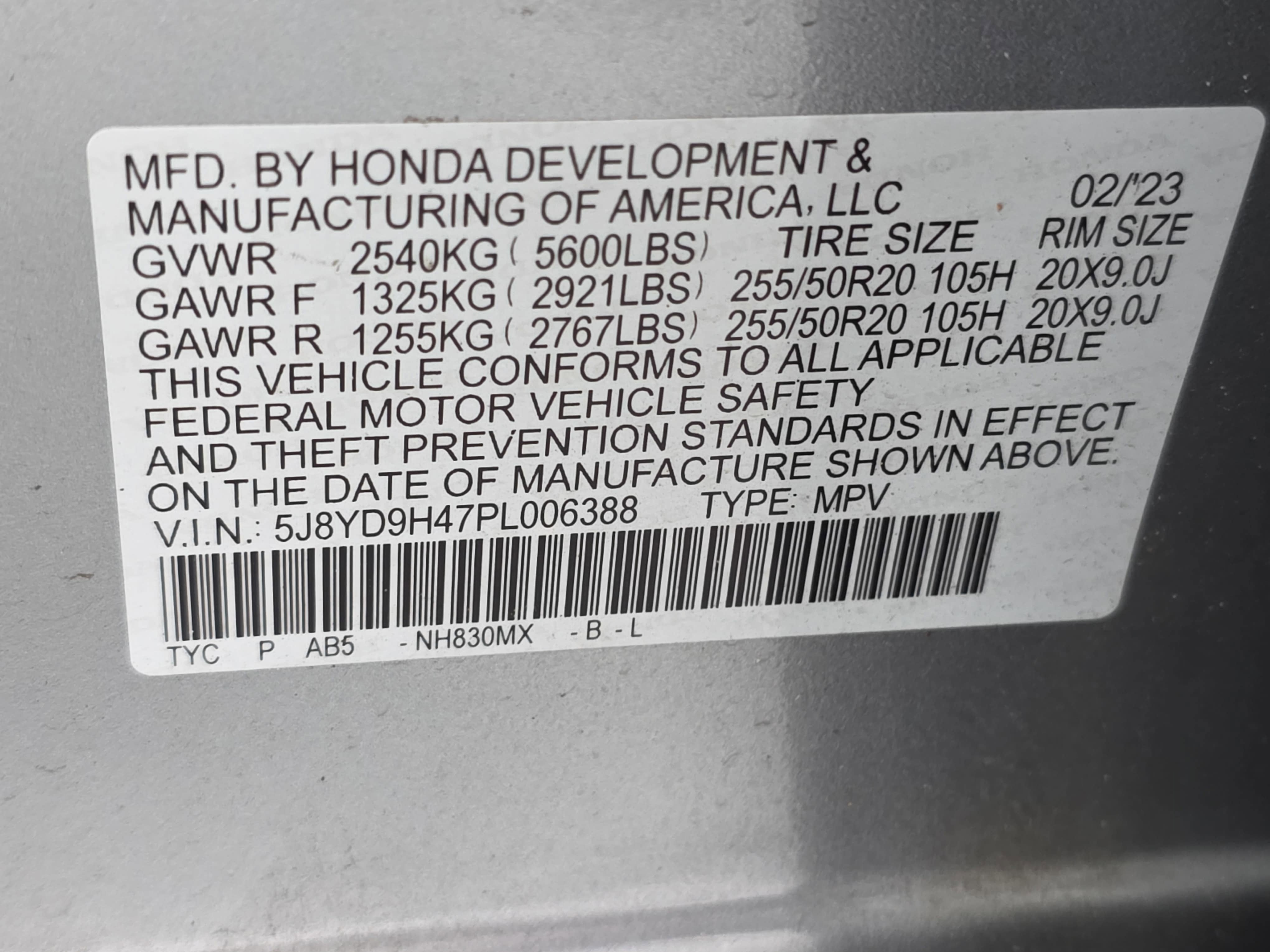 2023 Acura MDX TECH