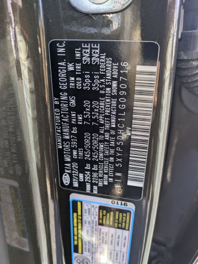 2020 Kia Telluride SX