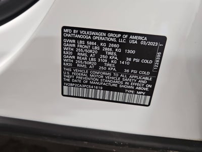 2023 Volkswagen Atlas 2.0T SEL