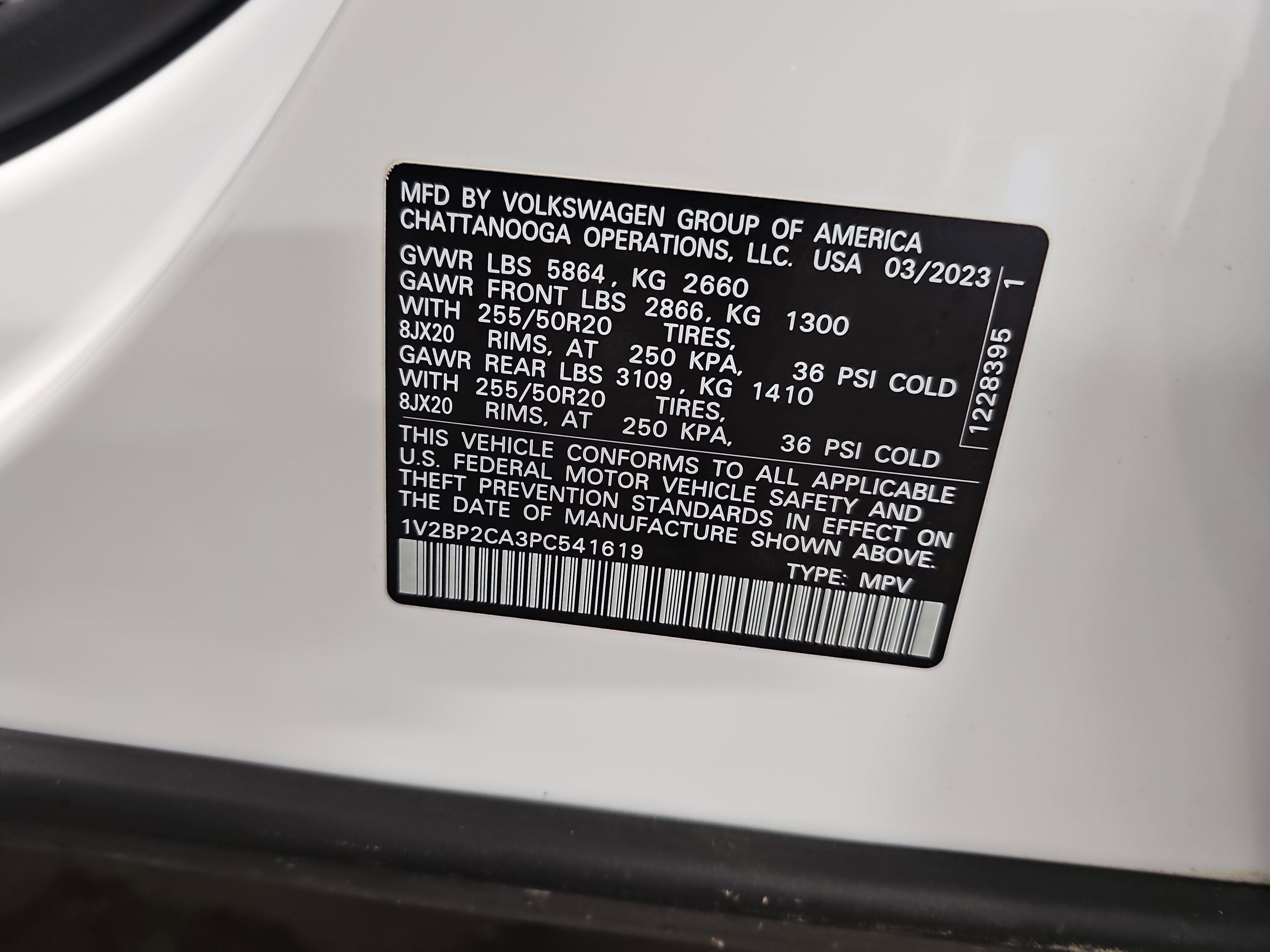 2023 Volkswagen Atlas 2.0T SEL