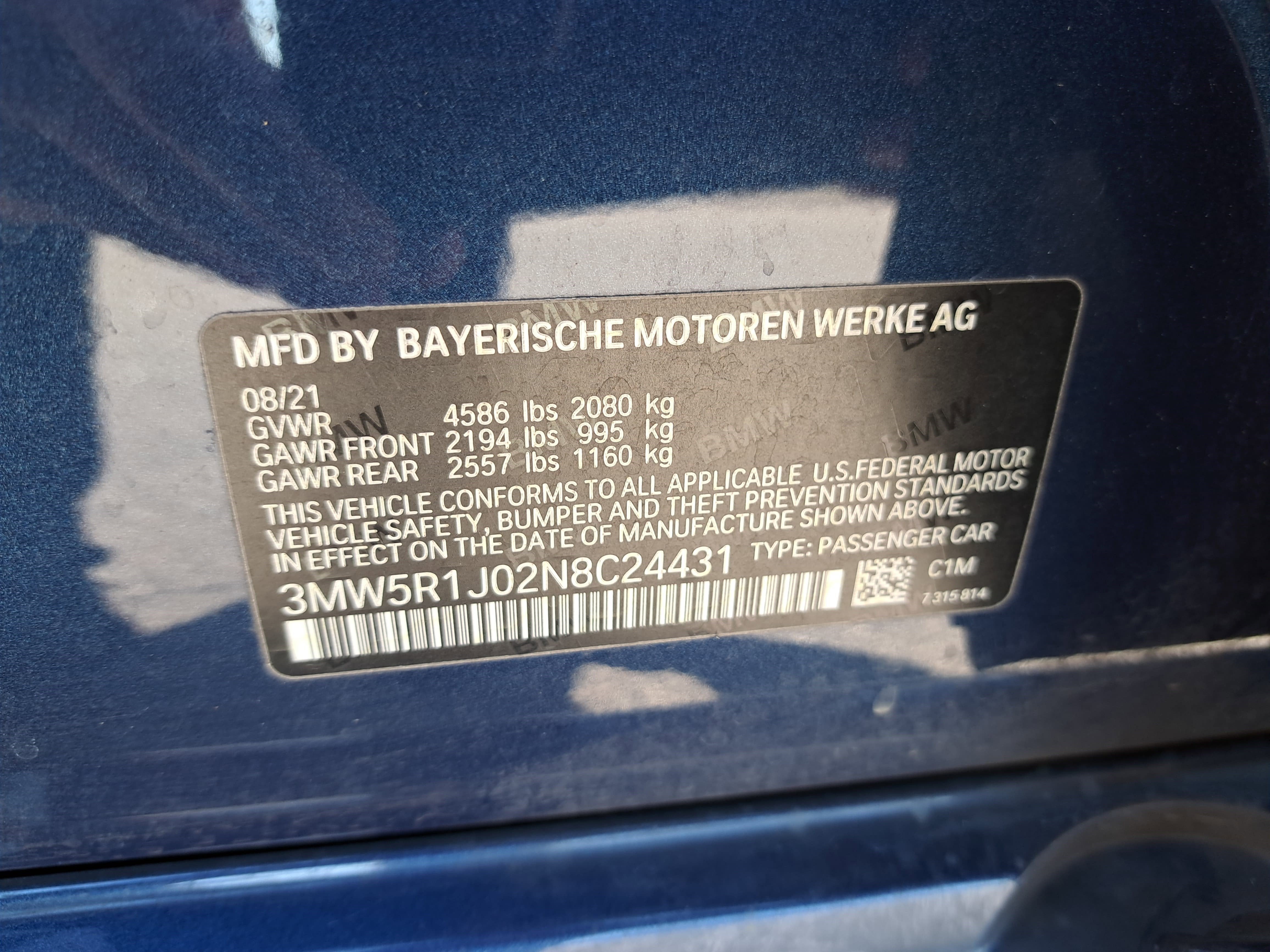 2022 BMW 3 Series 330i