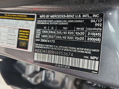 2017 Mercedes-Benz GLE GLE 350