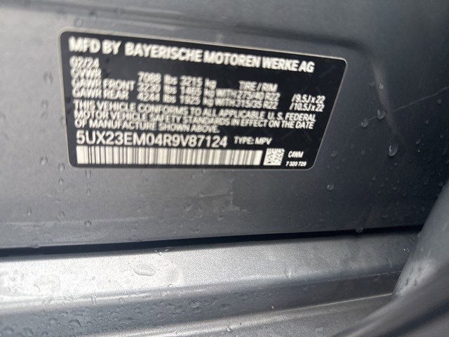 2024 BMW X7 xDrive40i