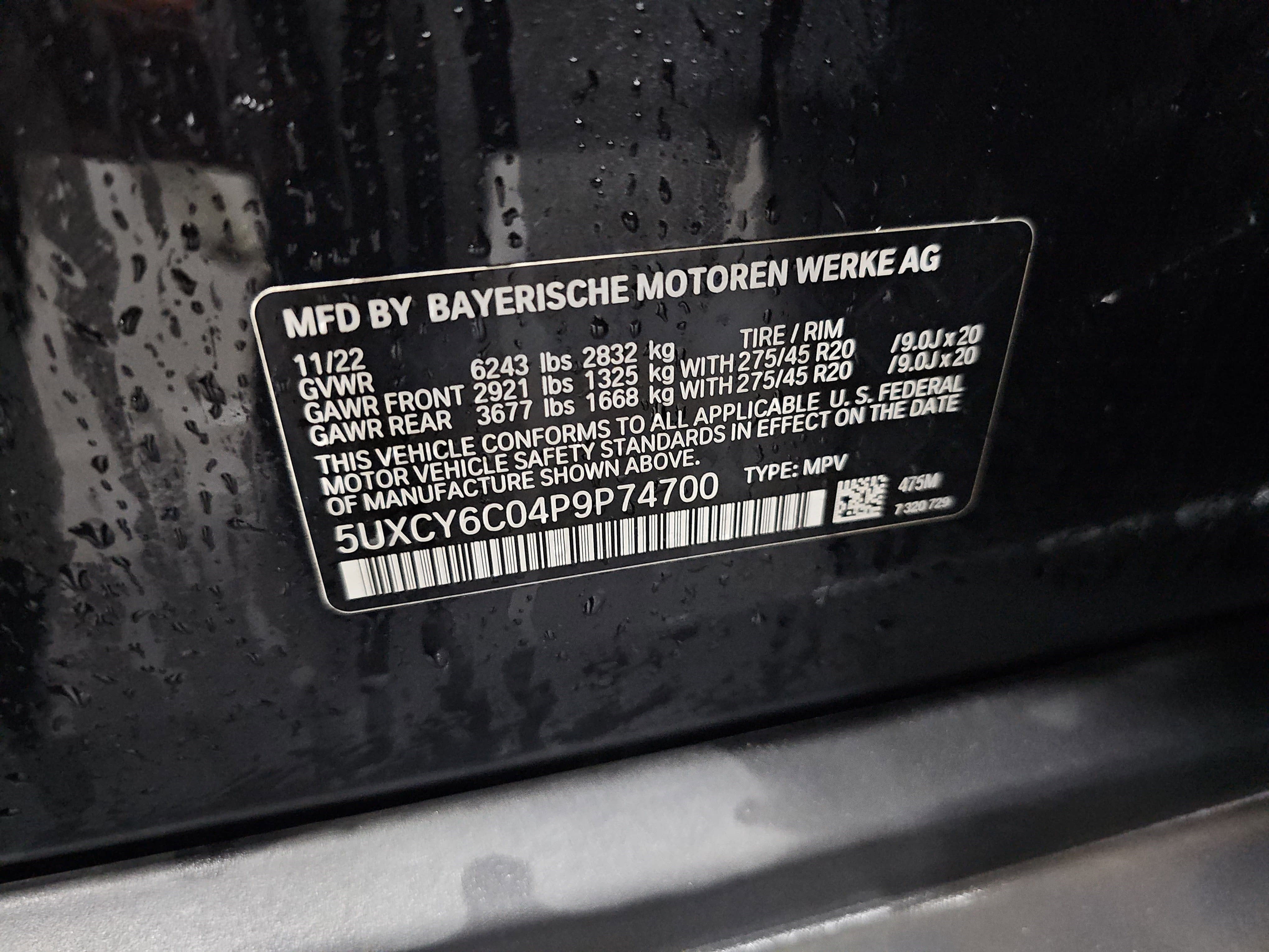 2023 BMW X6 xDrive40i