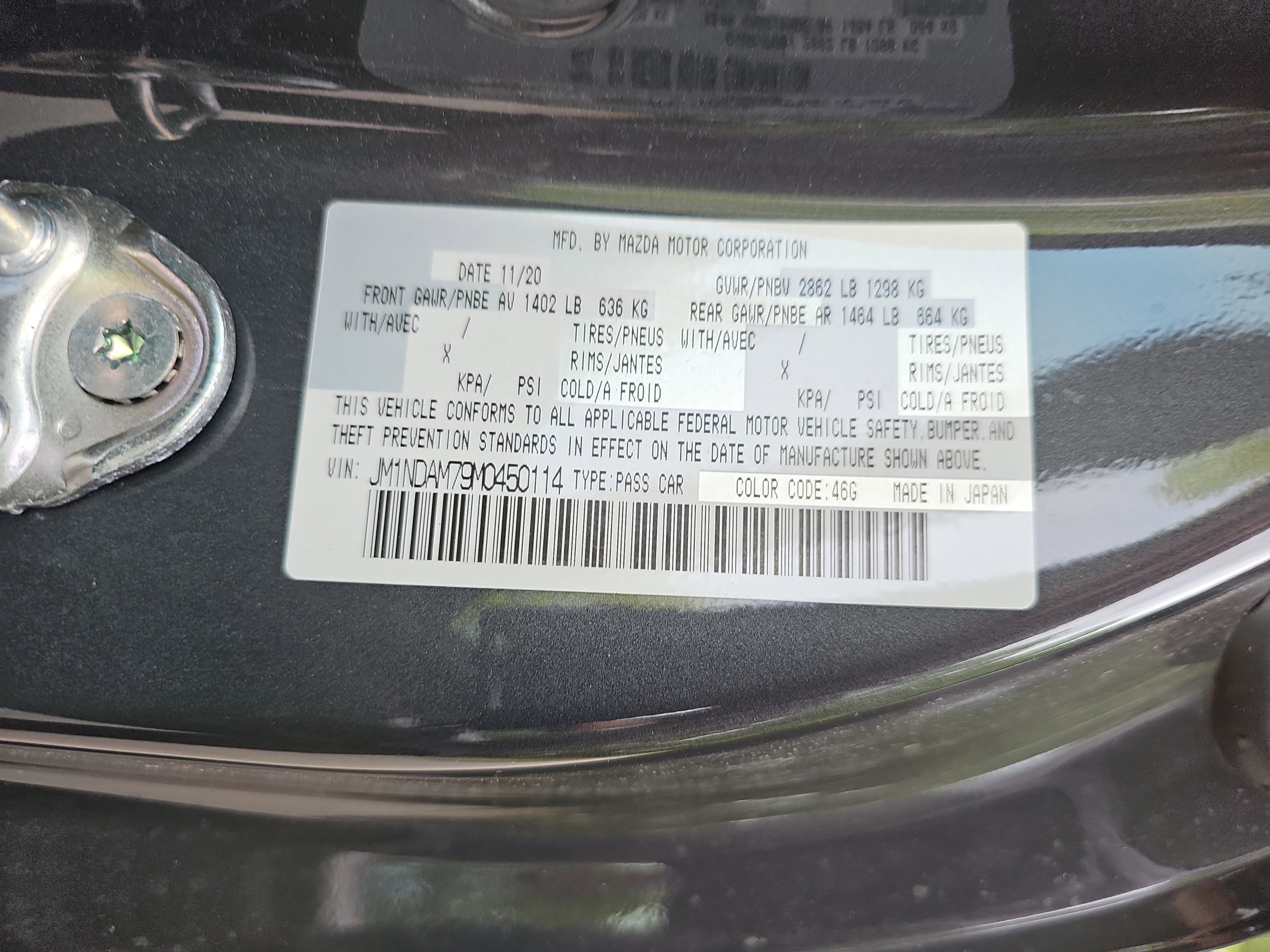 2021 Mazda Mazda MX-5 Miata RF Grand Touring