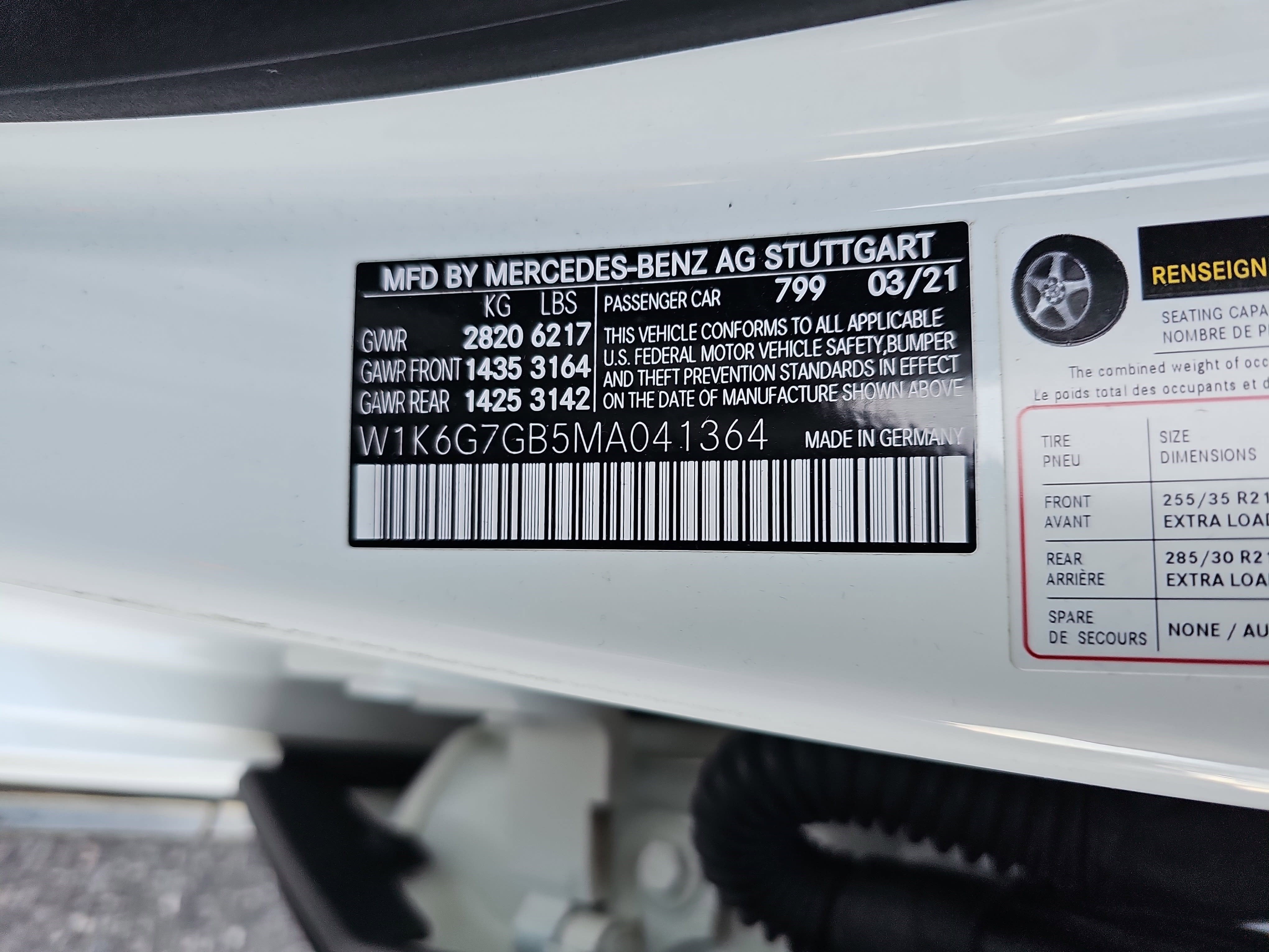 2021 Mercedes-Benz S-Class S 580