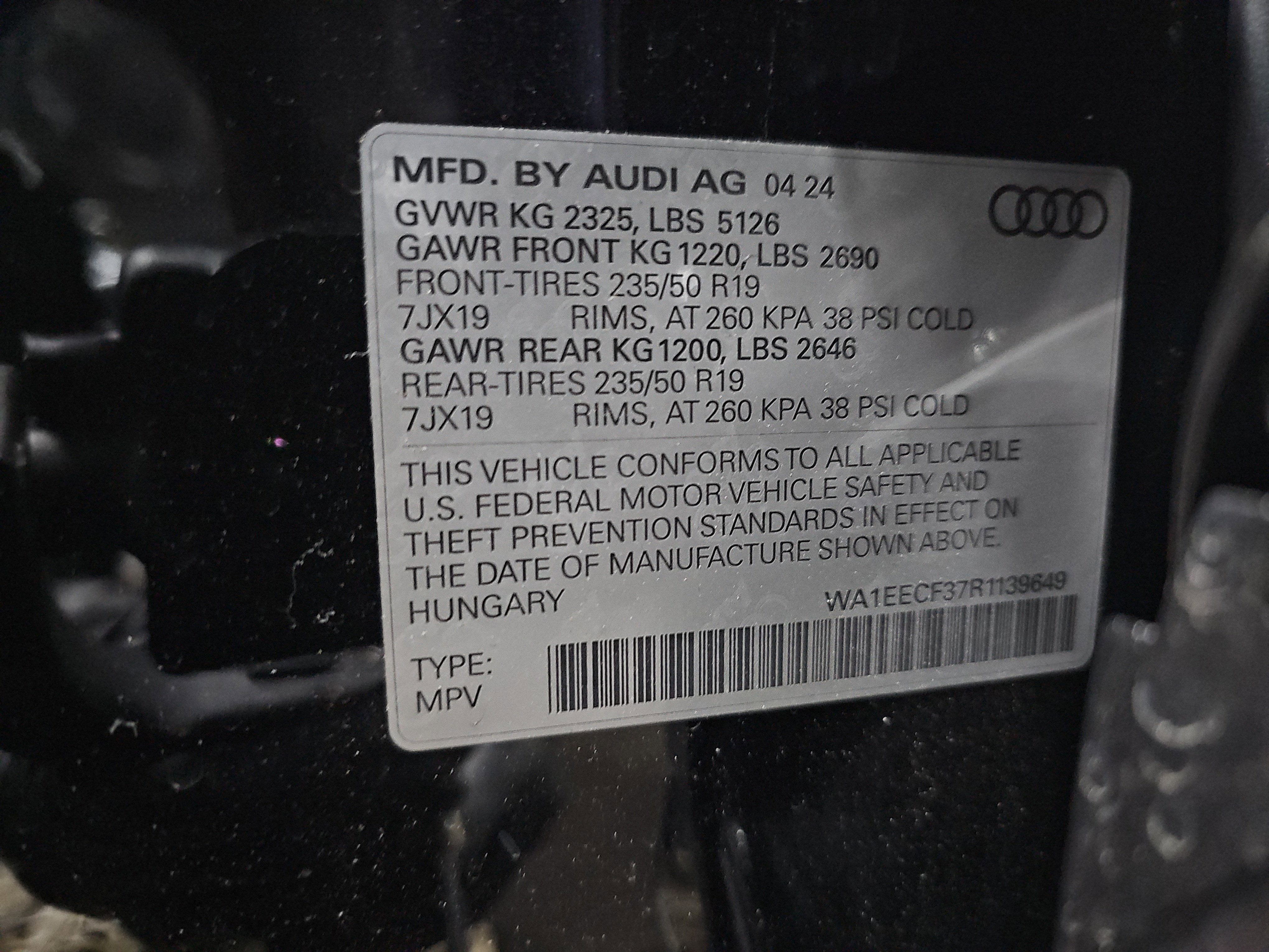 2024 Audi Q3 S line Premium Plus