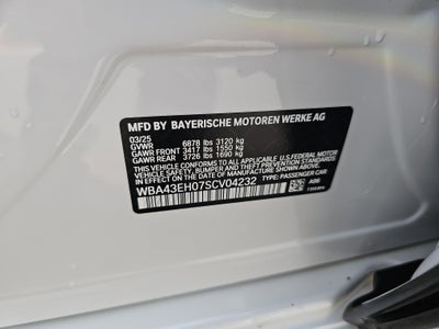 2025 BMW 7 Series 750e xDrive