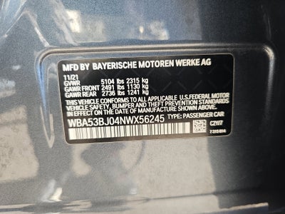 2022 BMW 5 Series 540i