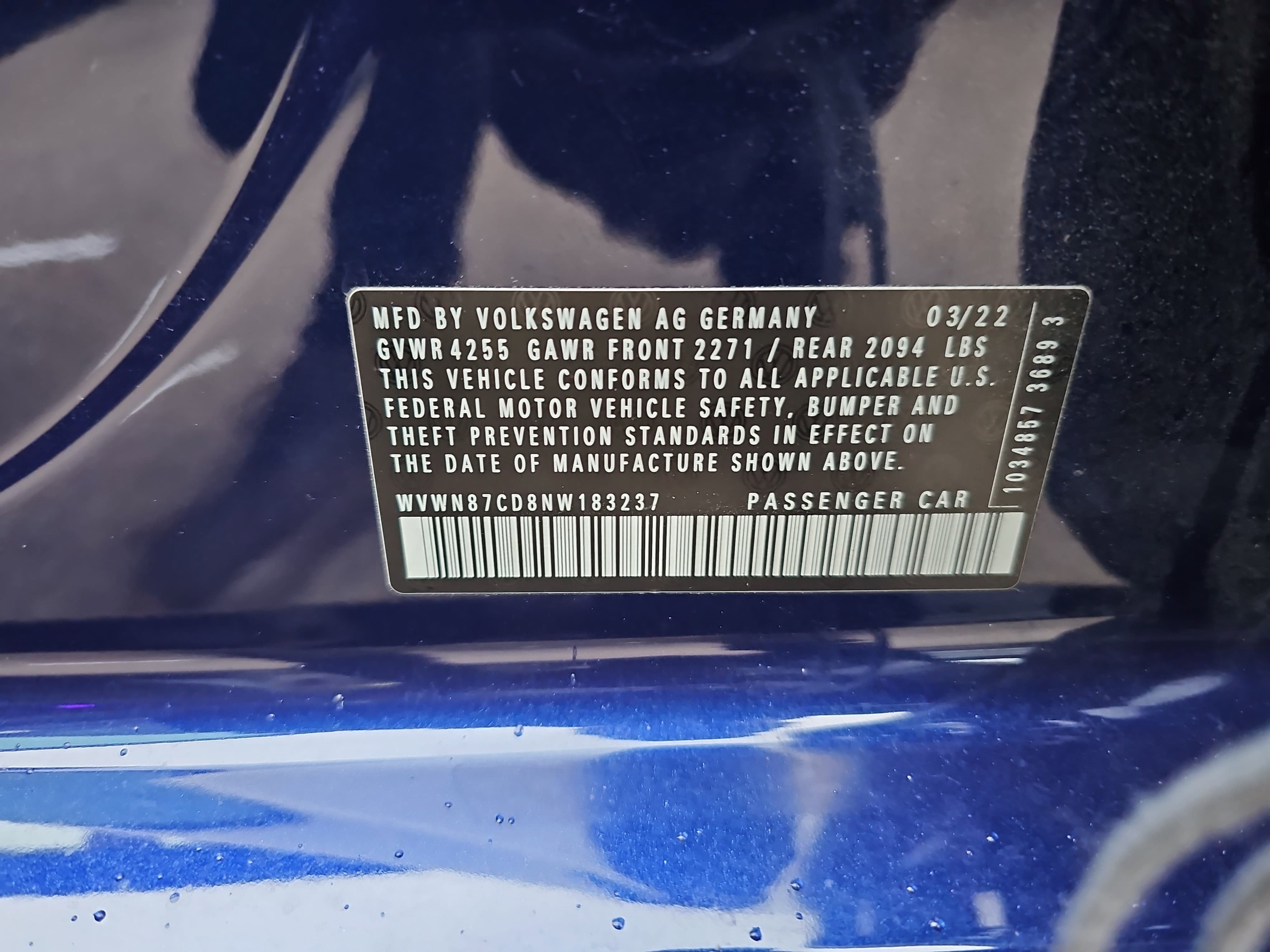 2022 Volkswagen Golf GTI SE