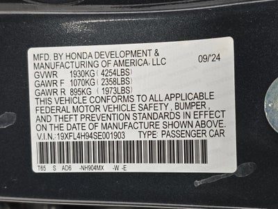 2025 Honda Civic Hybrid Sport Touring