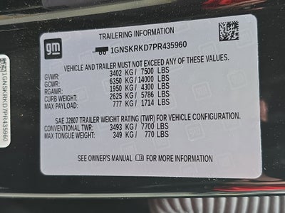 2023 Chevrolet Tahoe RST