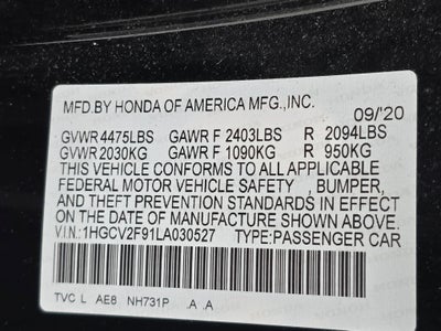 2020 Honda Accord Touring