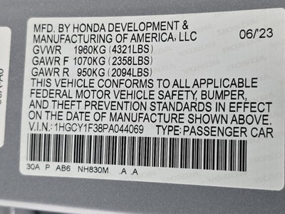 2023 Honda Accord EX