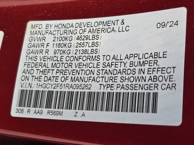 2024 Honda Accord Sport