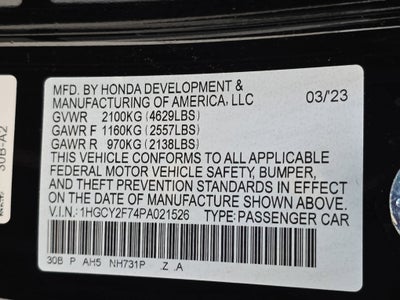 2023 Honda Accord Sport-L