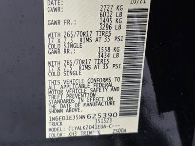 2022 Nissan Frontier PRO-X