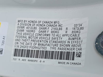 2024 Honda Civic Touring