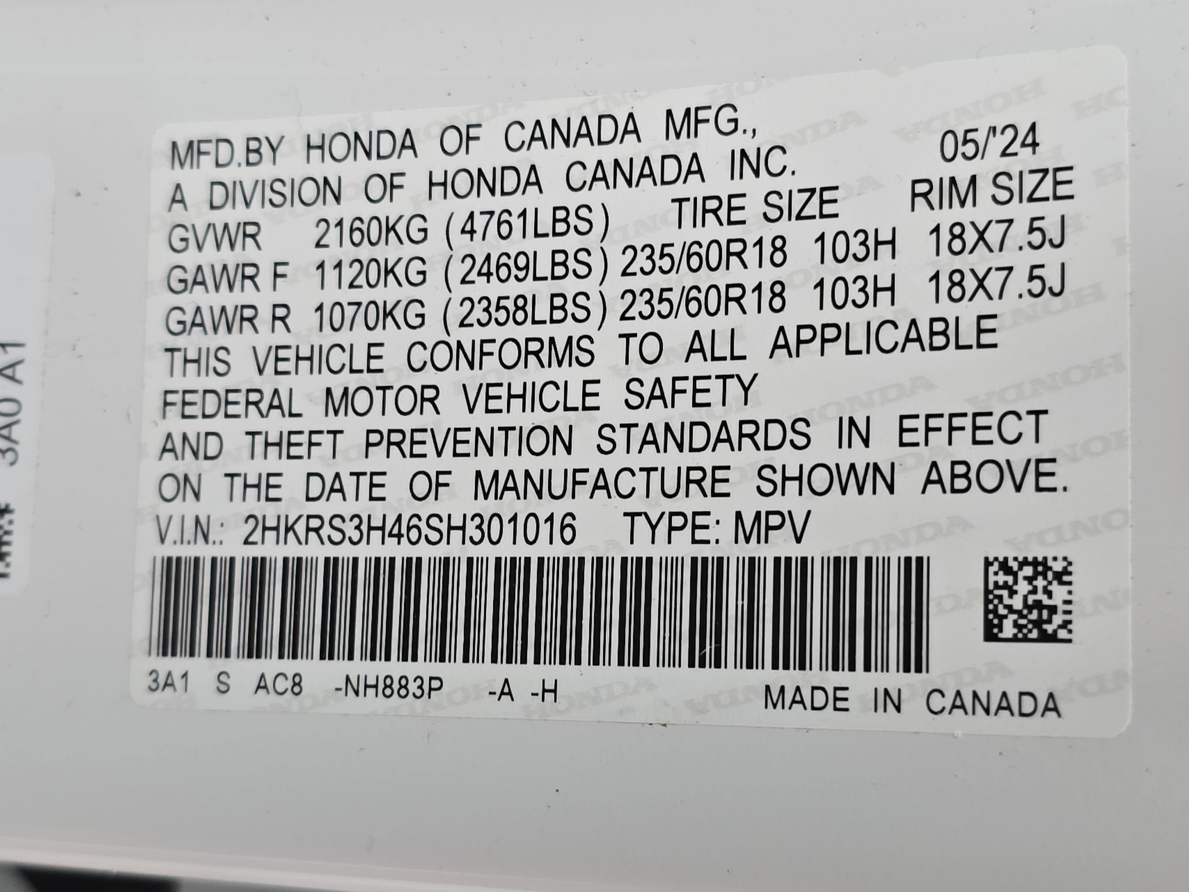 2025 Honda CR-V EX