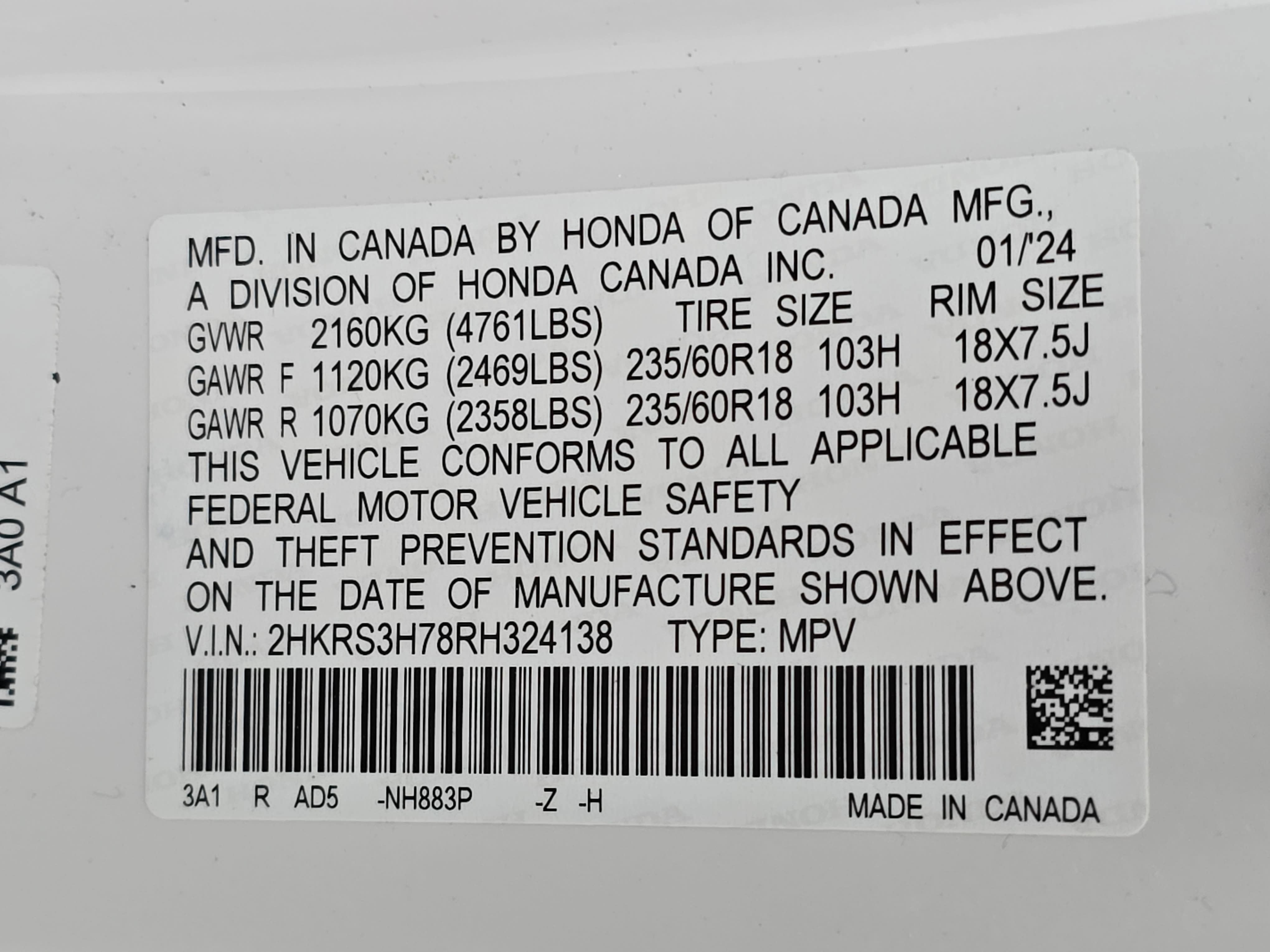 2024 Honda CR-V EX-L