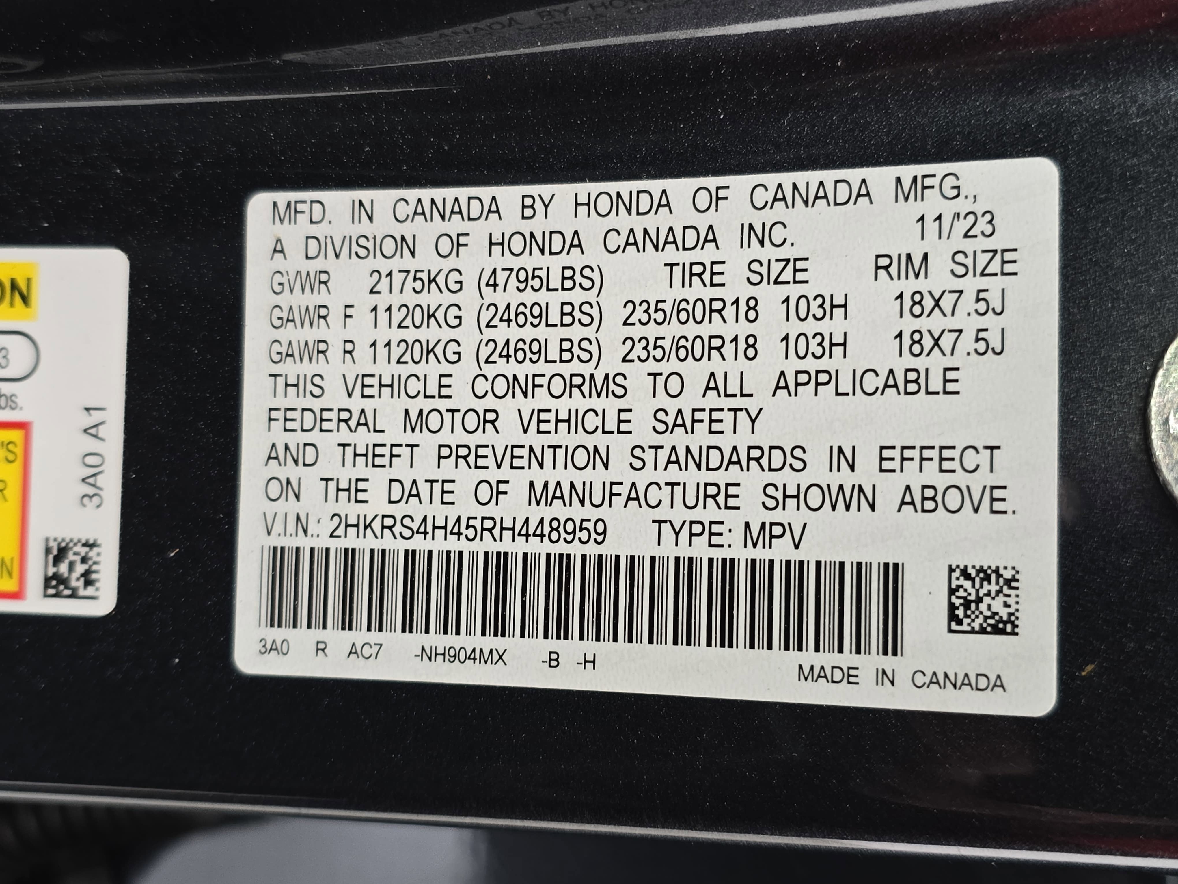 2024 Honda CR-V EX