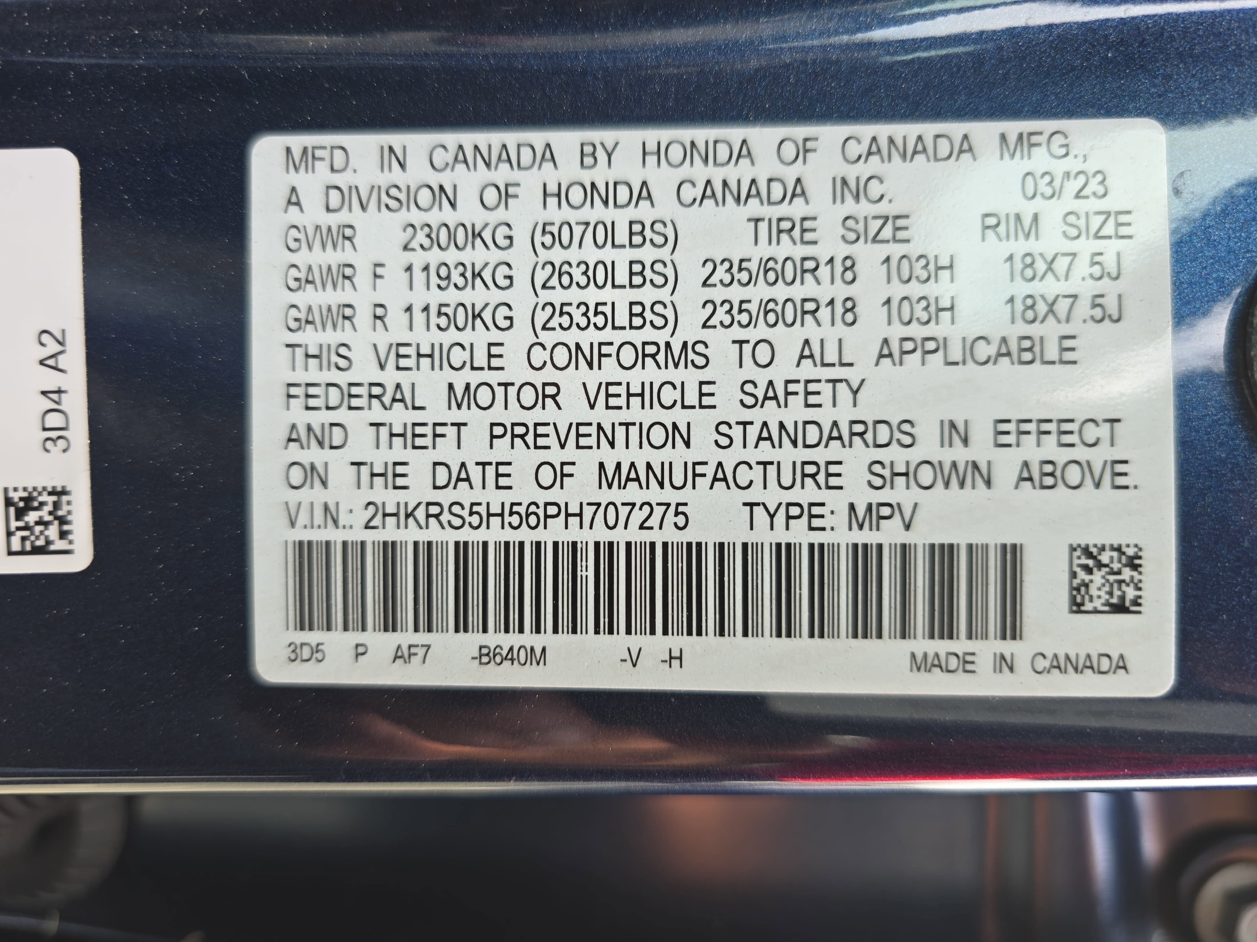 2023 Honda CR-V Hybrid Sport