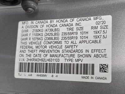 2020 Honda CR-V Touring