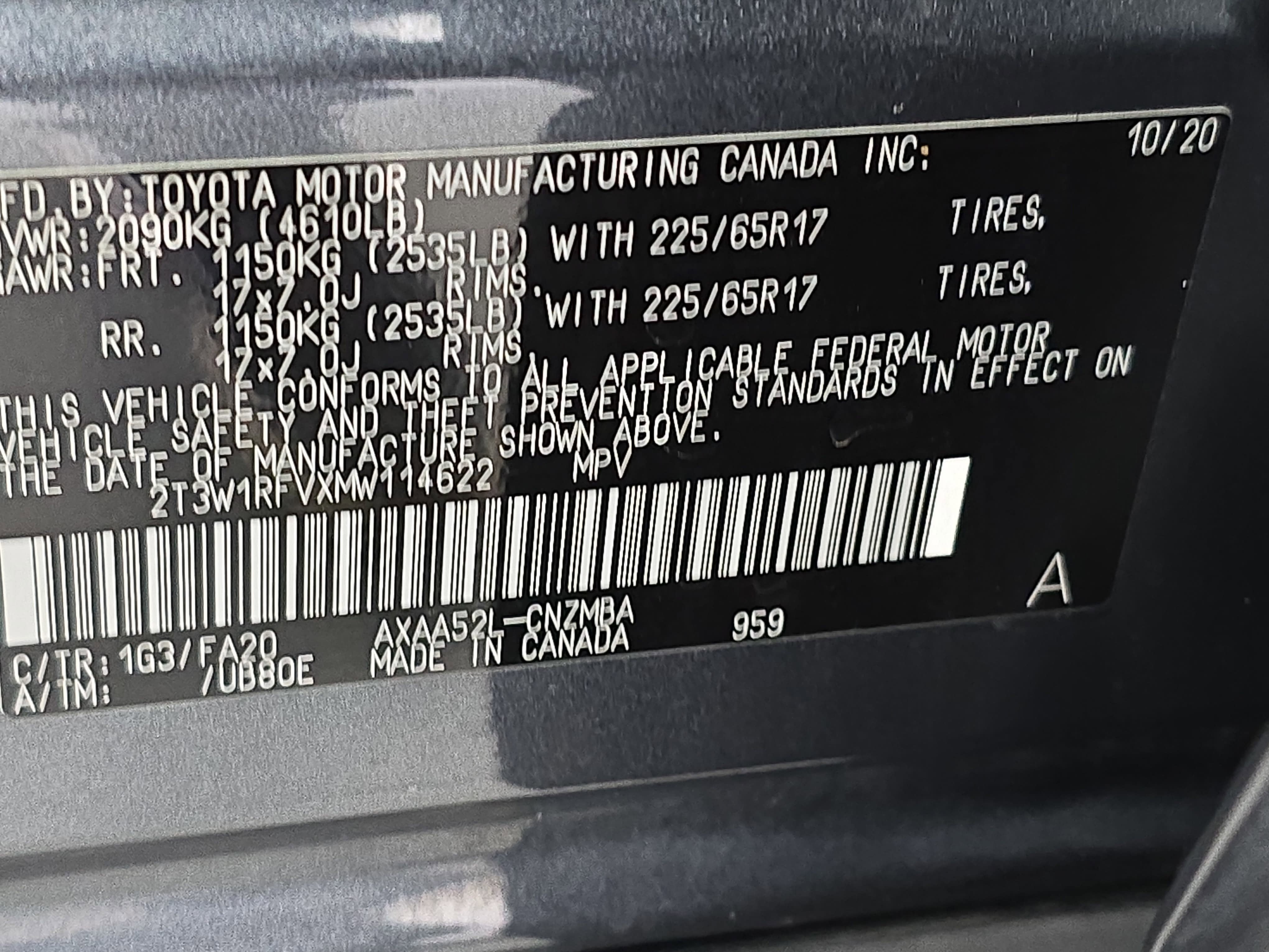 2021 Toyota RAV4 XLE