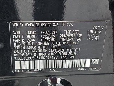 2017 Honda HR-V EX