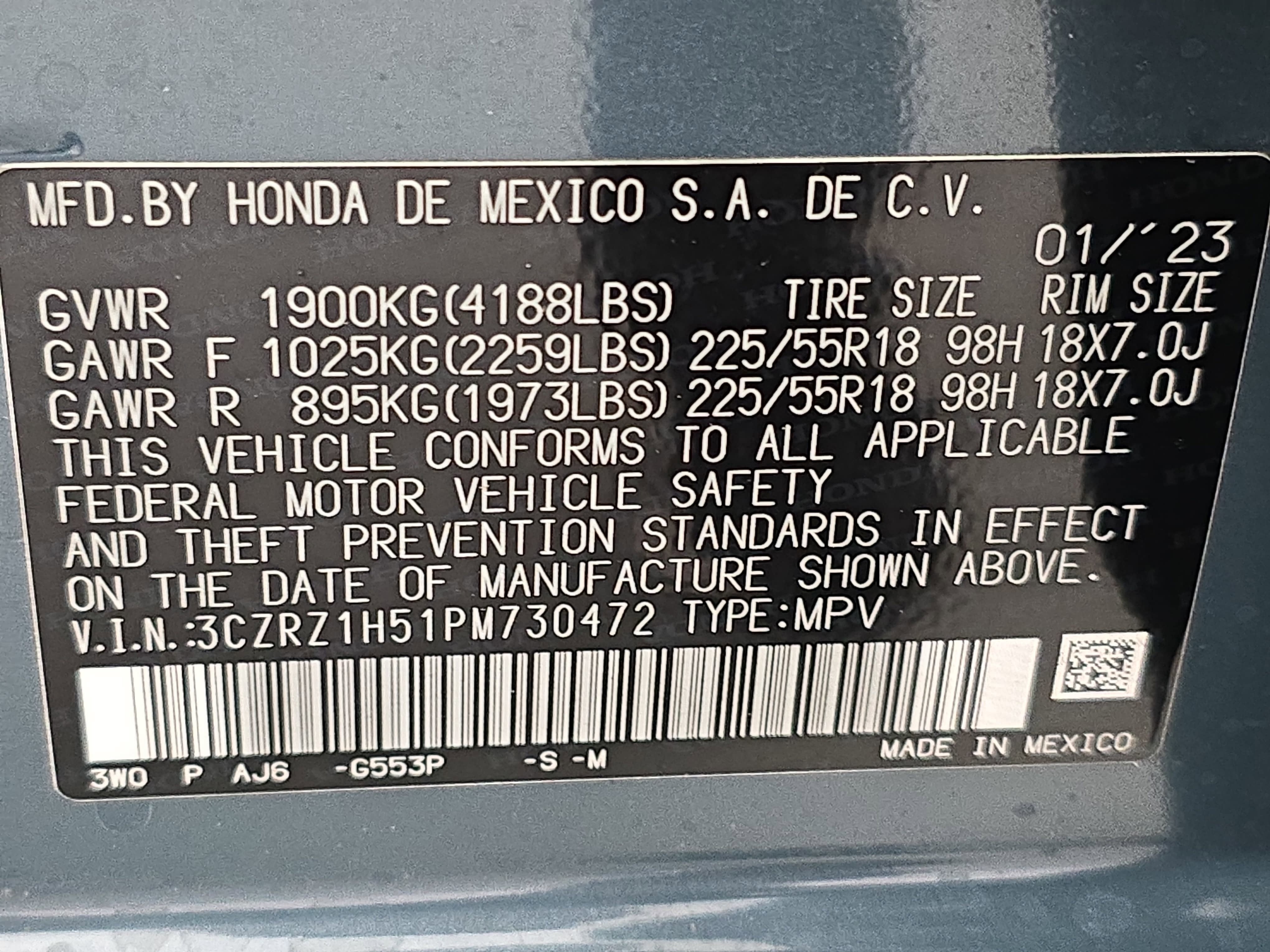 2023 Honda HR-V Sport