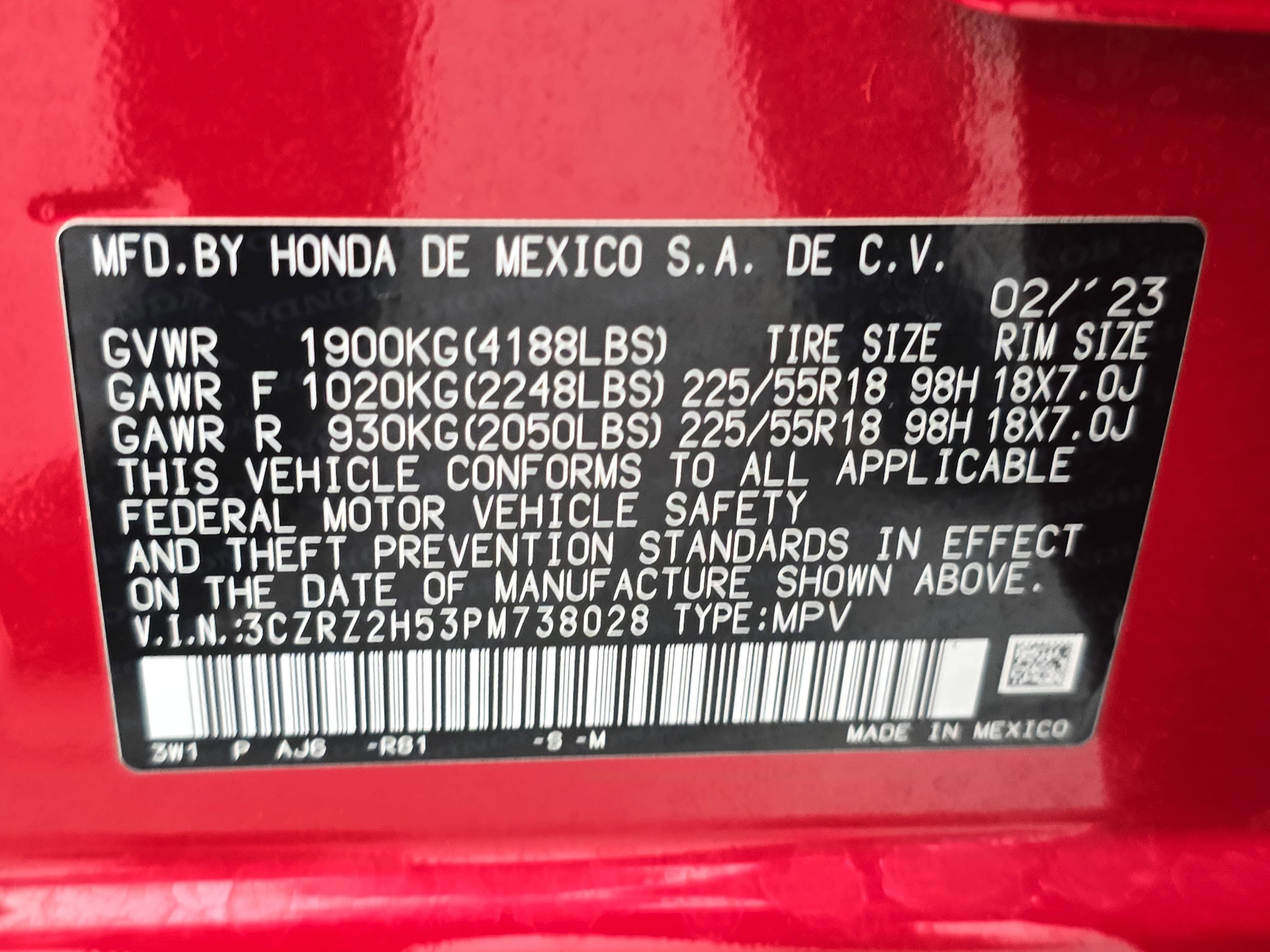 2023 Honda HR-V Sport