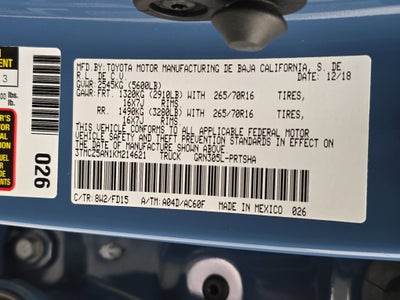 2019 Toyota Tacoma TRD Off-Road