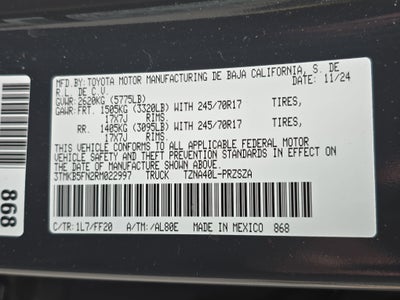 2024 Toyota Tacoma SR5