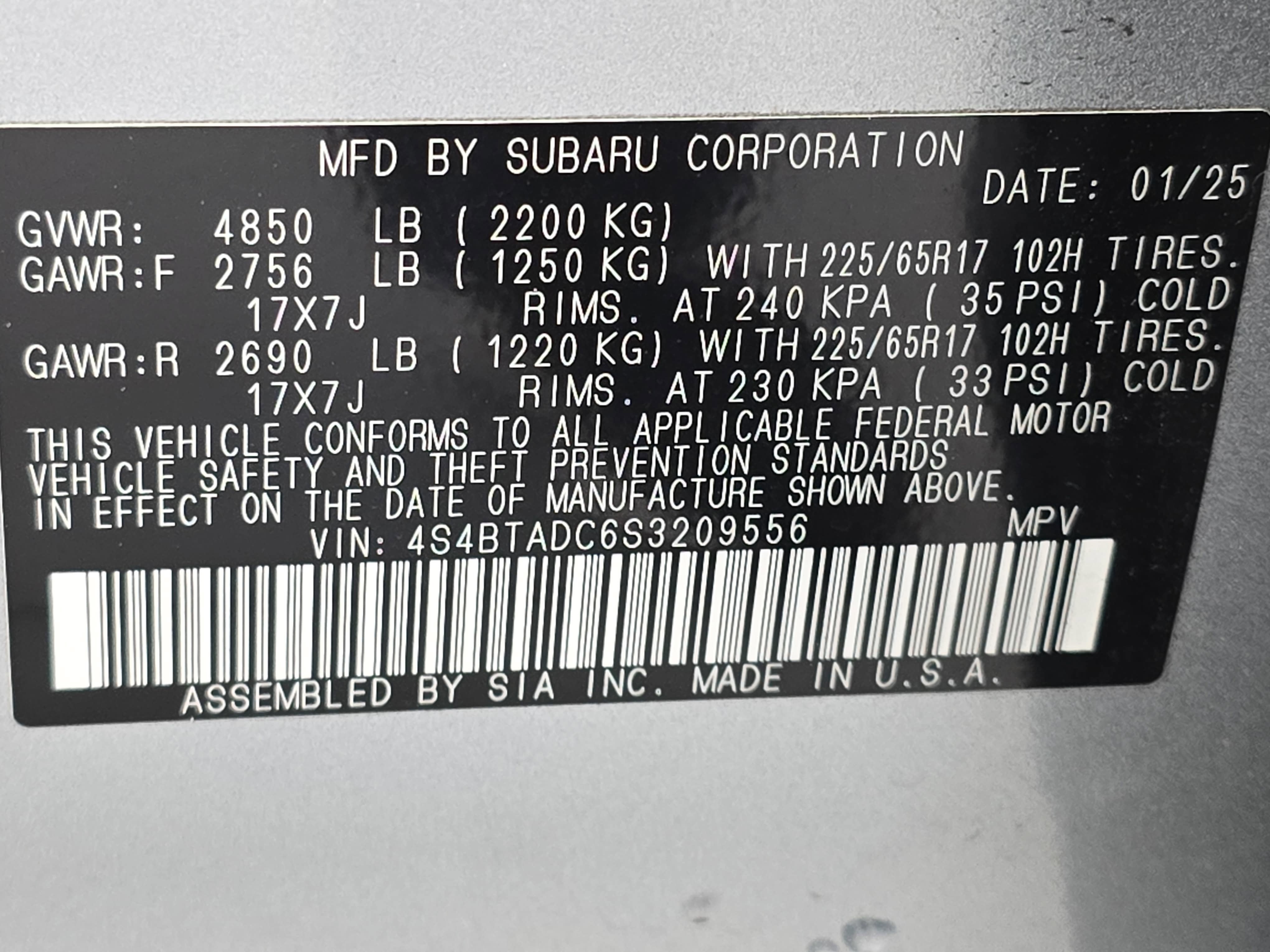 2025 Subaru Outback Premium