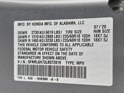 2020 Honda Odyssey EX-L