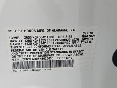 2019 Honda Pilot Elite